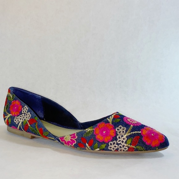 Carlos Santana Shoes - Carlos Santana Skye Ballet Flat Naranja Fabric 9.5